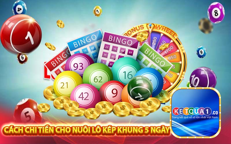 Cách chi tiền cho nuôi lô kép khung 5 ngày