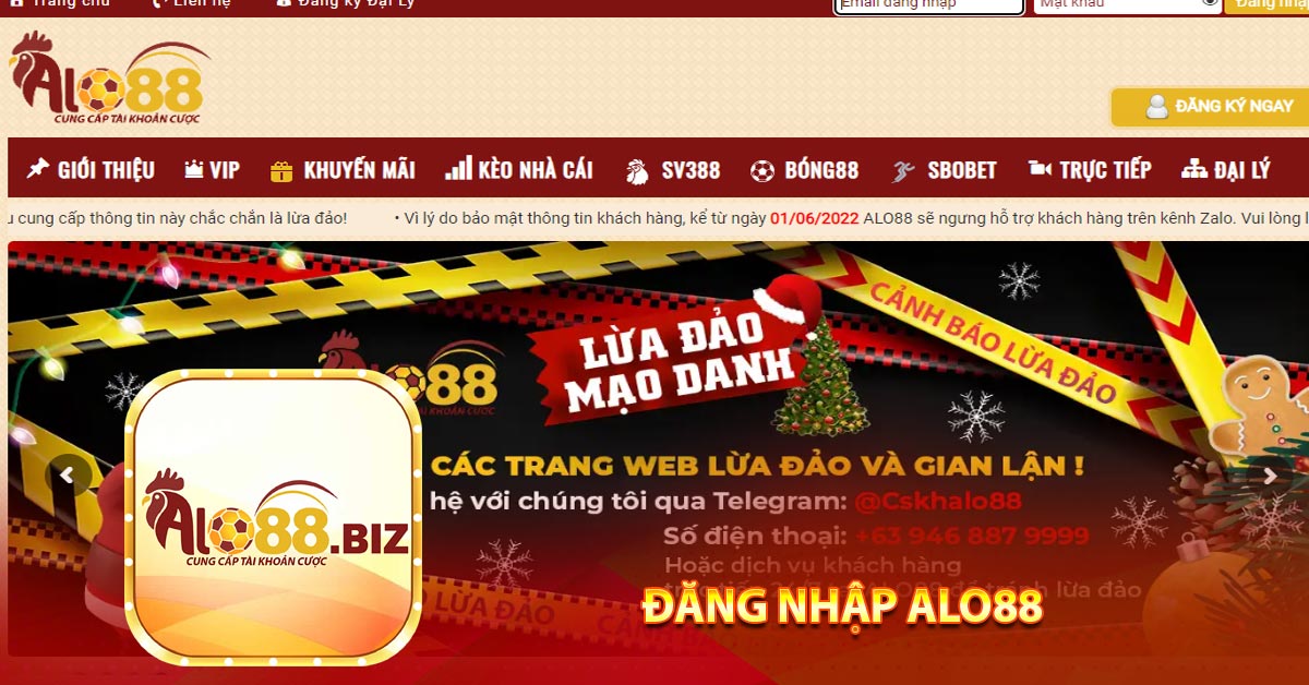 Đăng nhập Alo88
