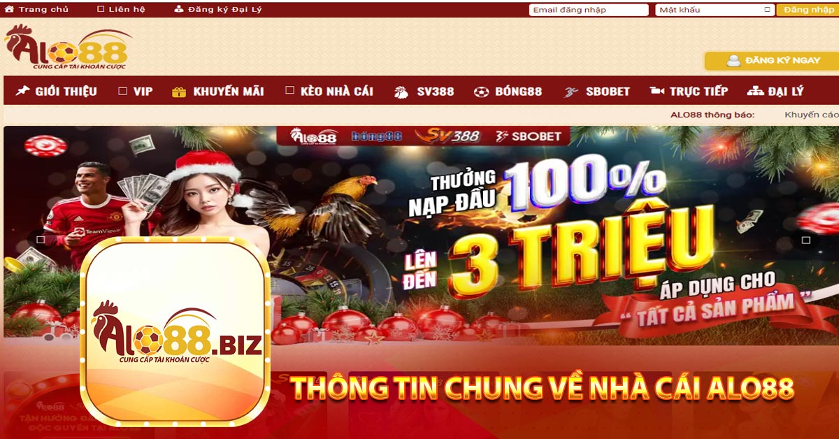Thông tin chung về nhà cái Alo88