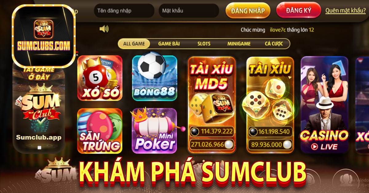 Khám Phá Sumclub - Nơi Hội Tụ Niềm Vui và Thưởng Lớn